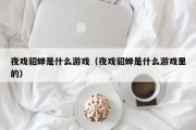 夜戏貂蝉是什么游戏（夜戏貂蝉是什么游戏里的）