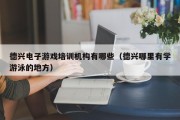 德兴电子游戏培训机构有哪些（德兴哪里有学游泳的地方）